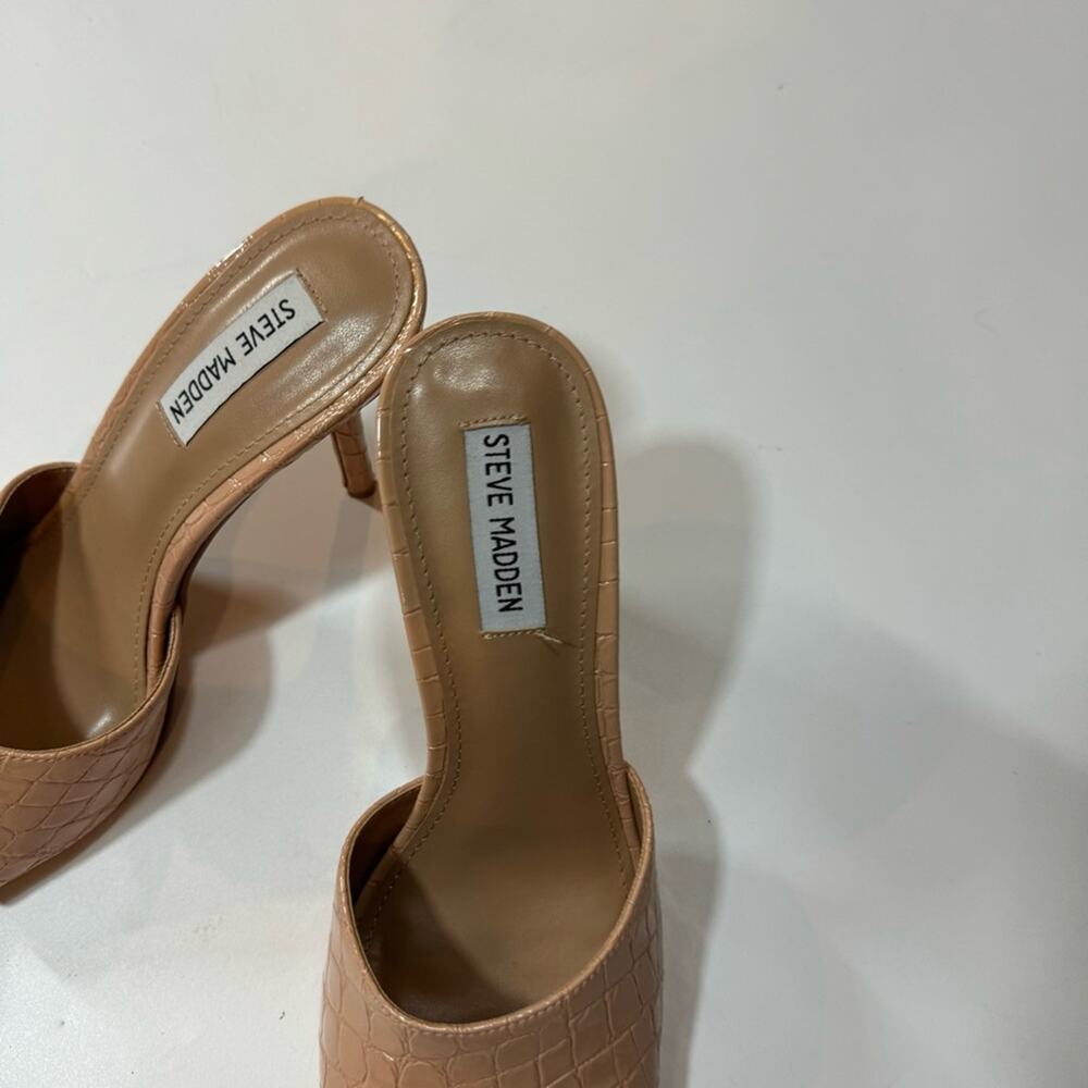 Steve Madden Signal Tan Croco Size 9,5 - image 3